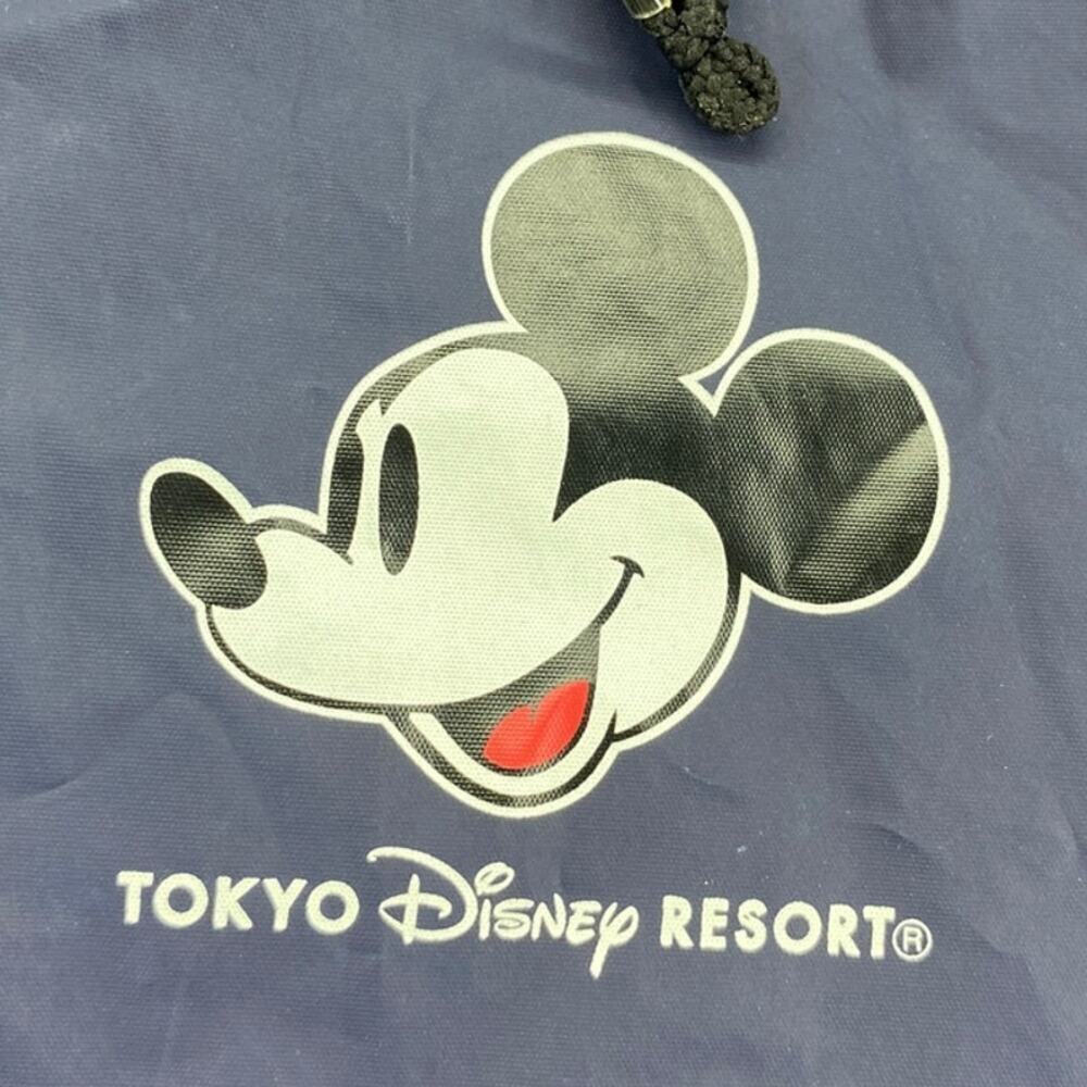 Authentic Tokyo Disney Resort Kids Mickey Mouse Rain Poncho - Navy (Size 130) - Picture 4 of 5